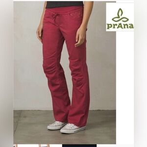 PrAna Avril Climbing pants active wear Small pink red